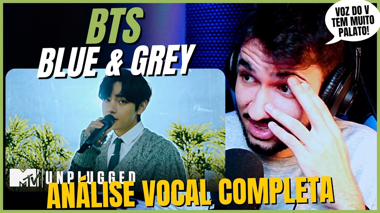 BTS, BLUE & GREY! PERCEBE A DIFERENÇA DE TIMBRES?!