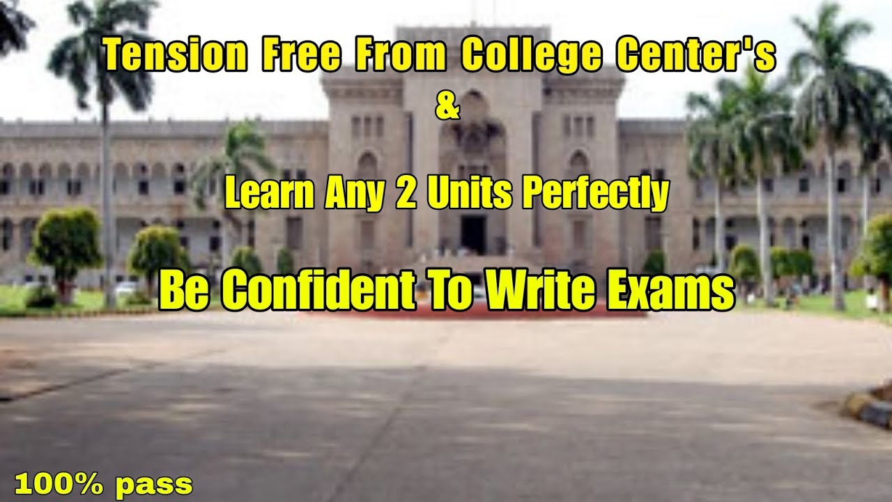 Ou Degree Exam Center's Loose or Strict  || OU Degree Exams 2023 || Degree Exams || Exam Center