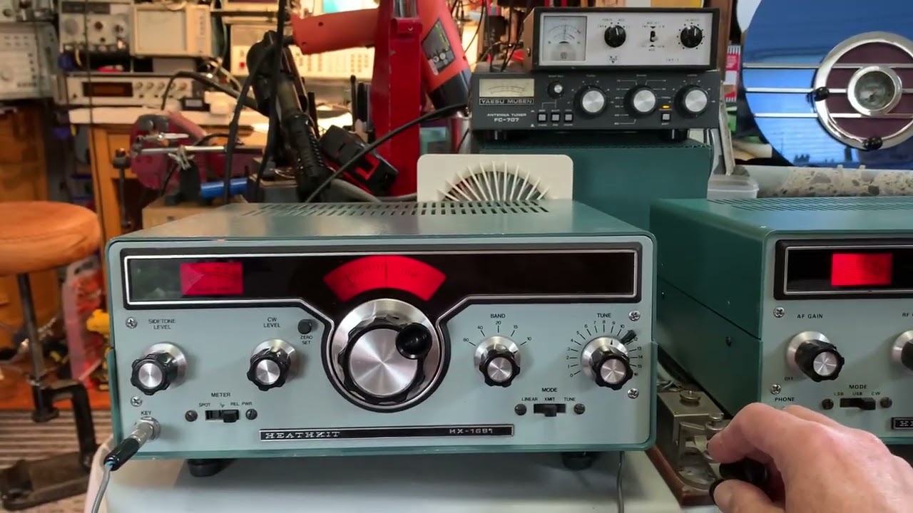 Demo of the 'Heathkit Twins (HR-1680 Receiver/HX-1681 Transmitter)