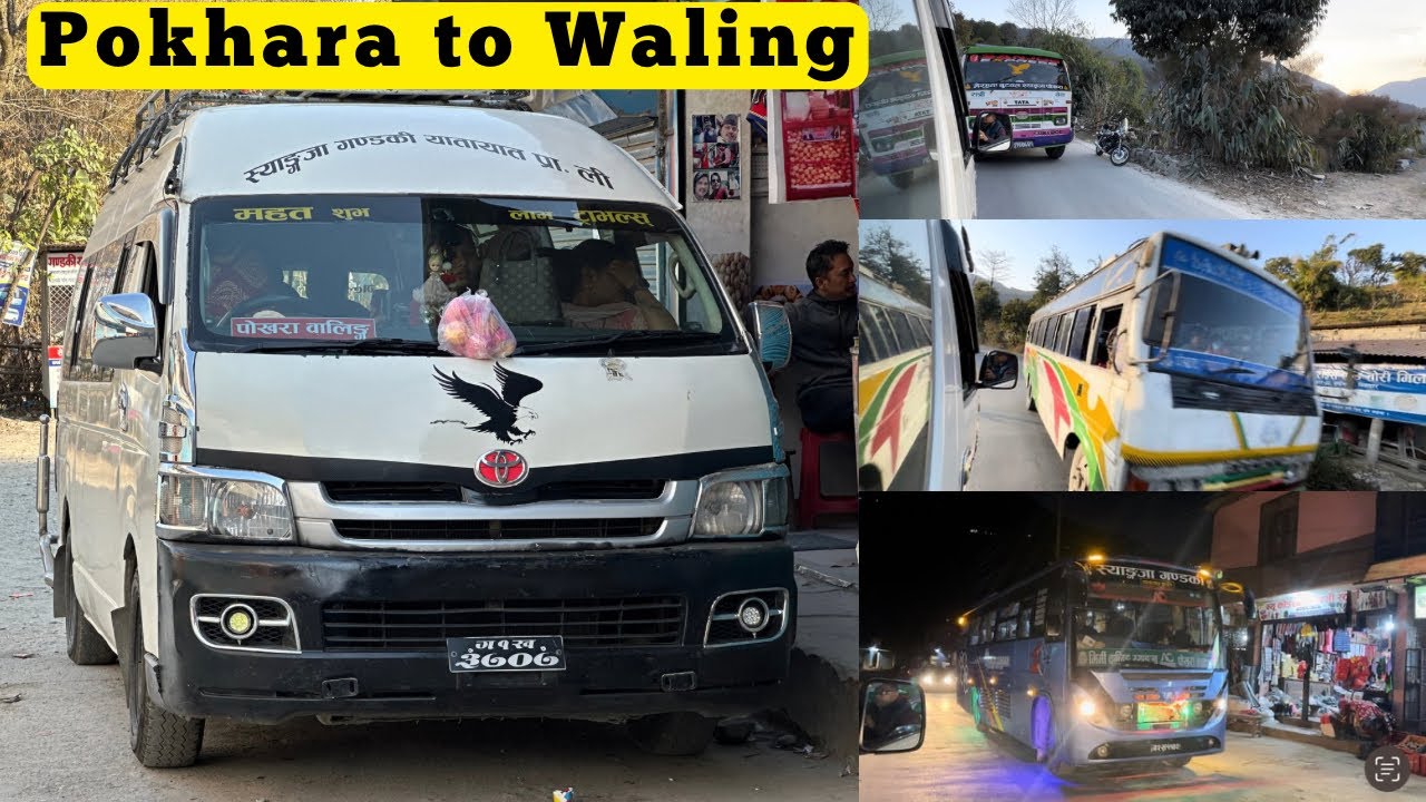 Pokhara to Waling in microo ( Hiace ) | JB VLOG