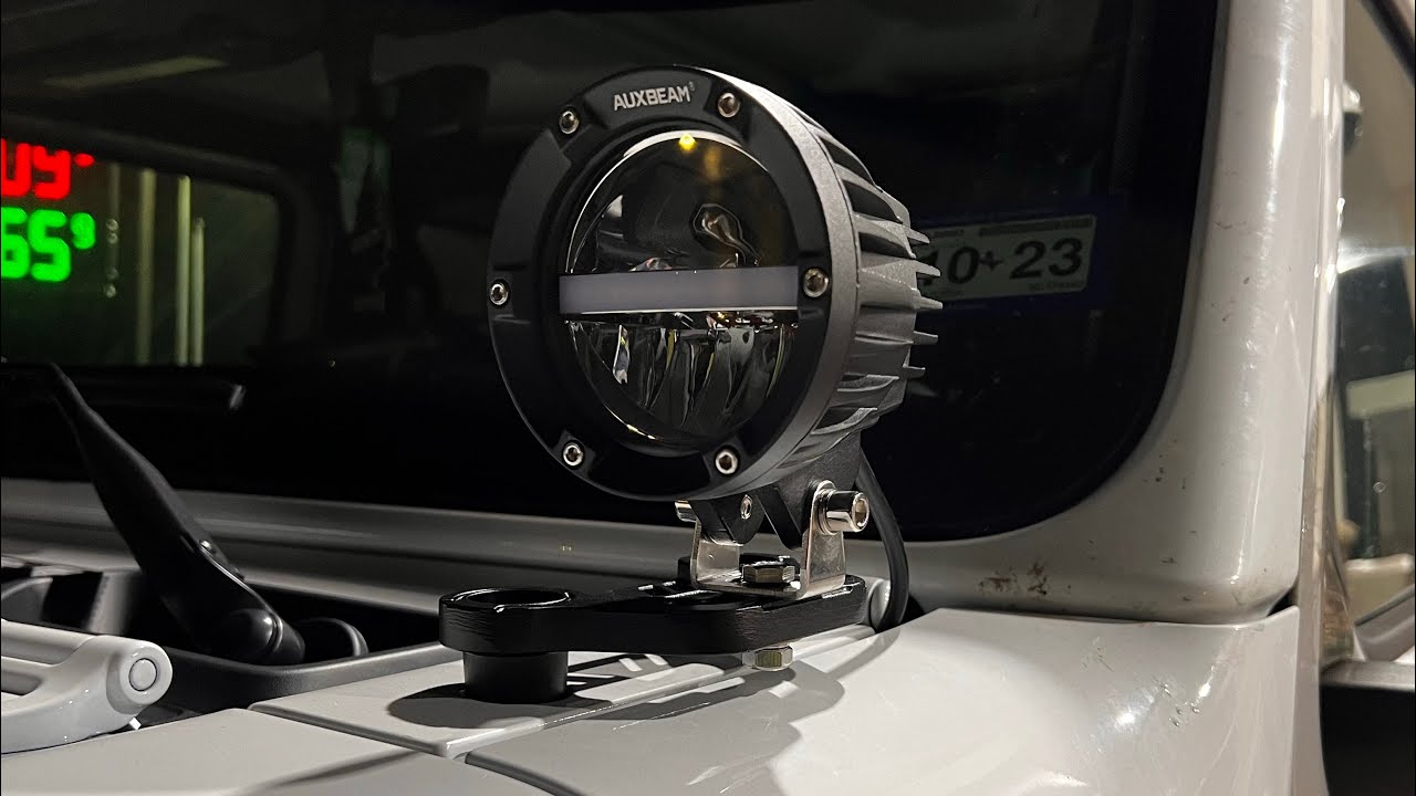 Auxbeam 4” LED Off-road Driving Light Reveiw!
