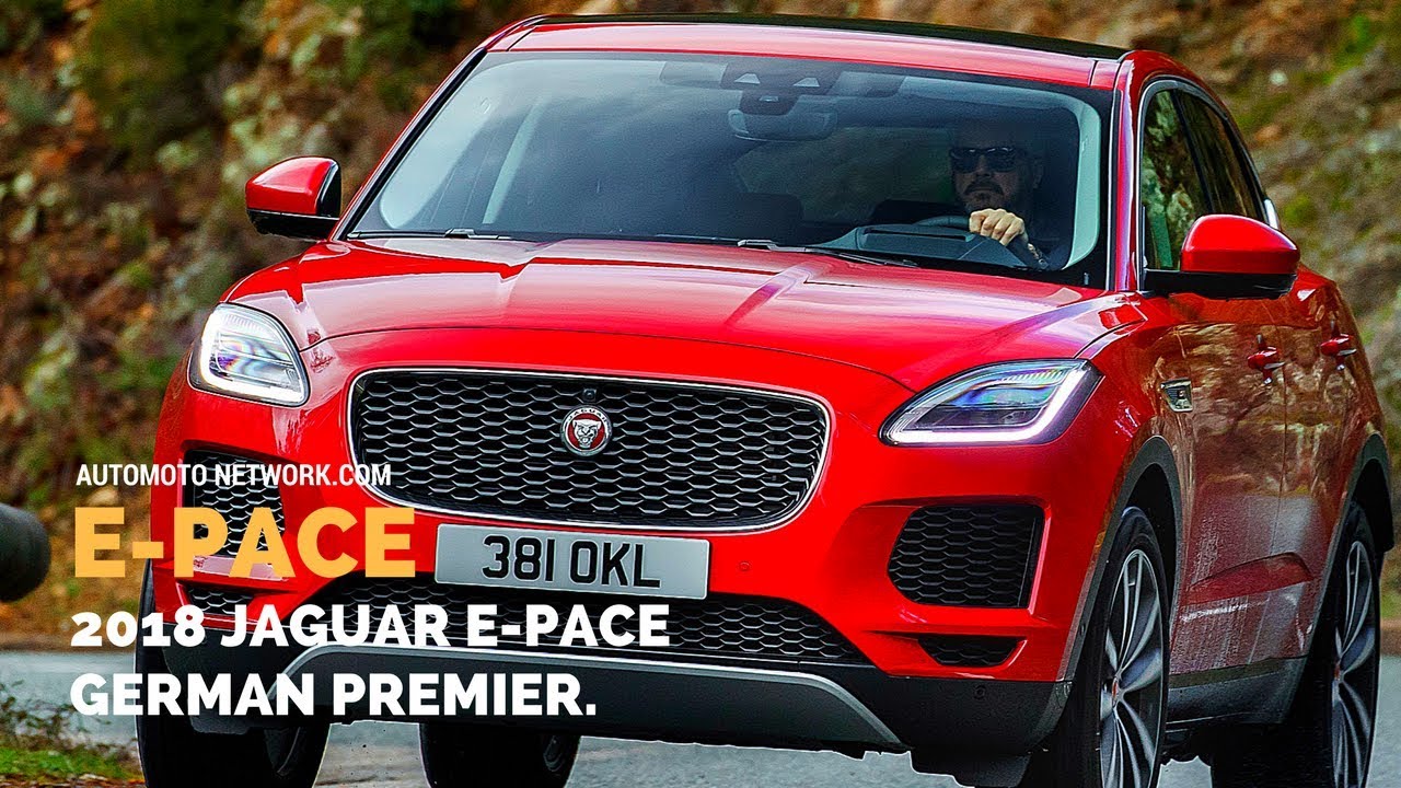 2018 Jaguar E-Pace R-Dynamic P300 AWD Firenze Red | Interior Design & Driving Impressions.