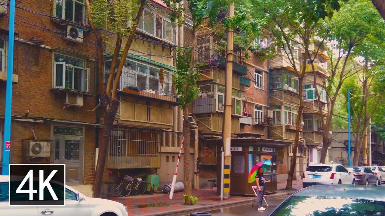 【4K60】Walking the Backstreets of Central Tianjin, China | 中国天津中心和平区漫步