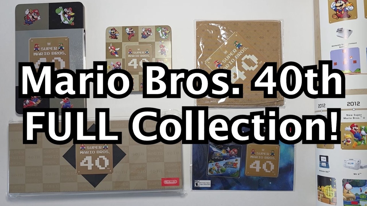 Коллекция к 40-летию Super Mario Bros.!