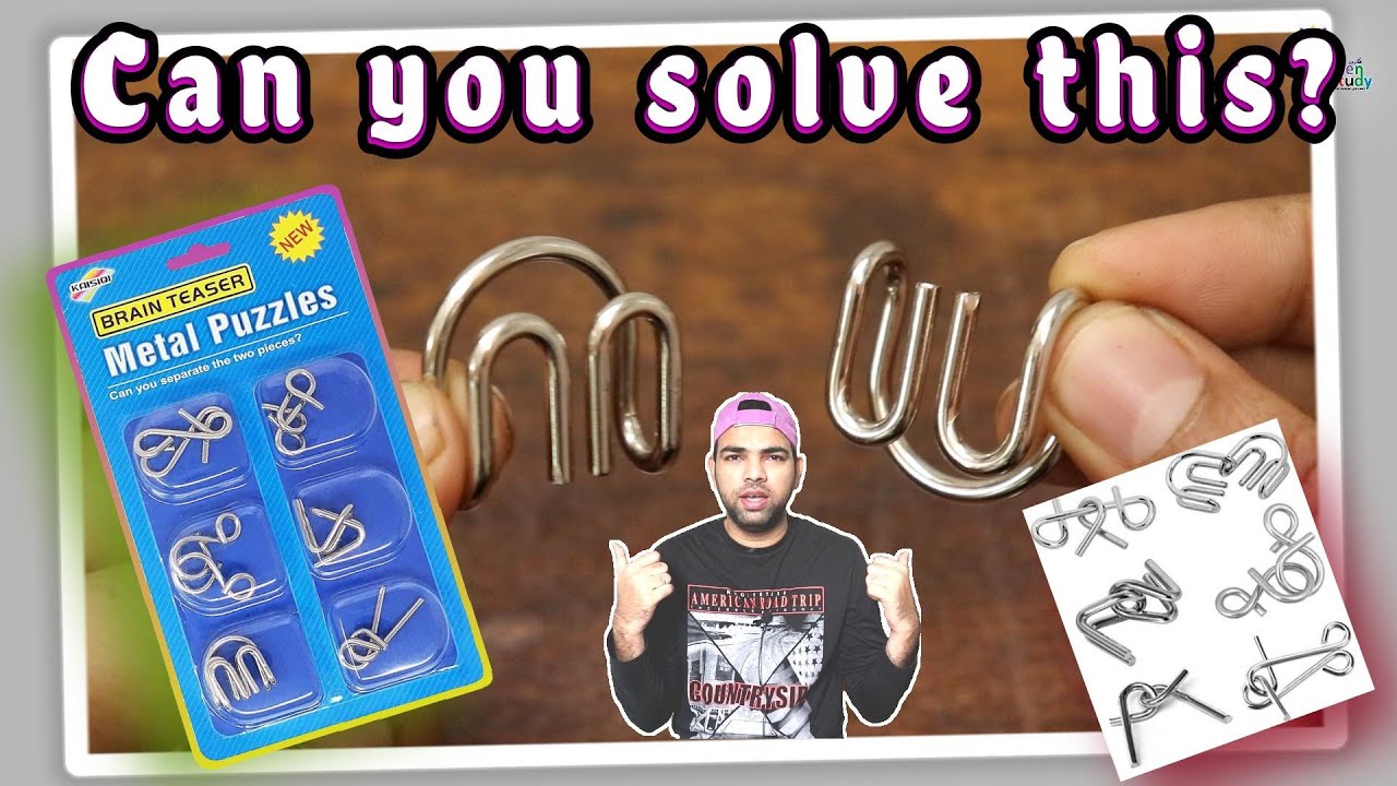 Brain Teasers Metal Wire Puzzle | Unlock Interlock | Entertainment | Focus | How To Solve Puzzle