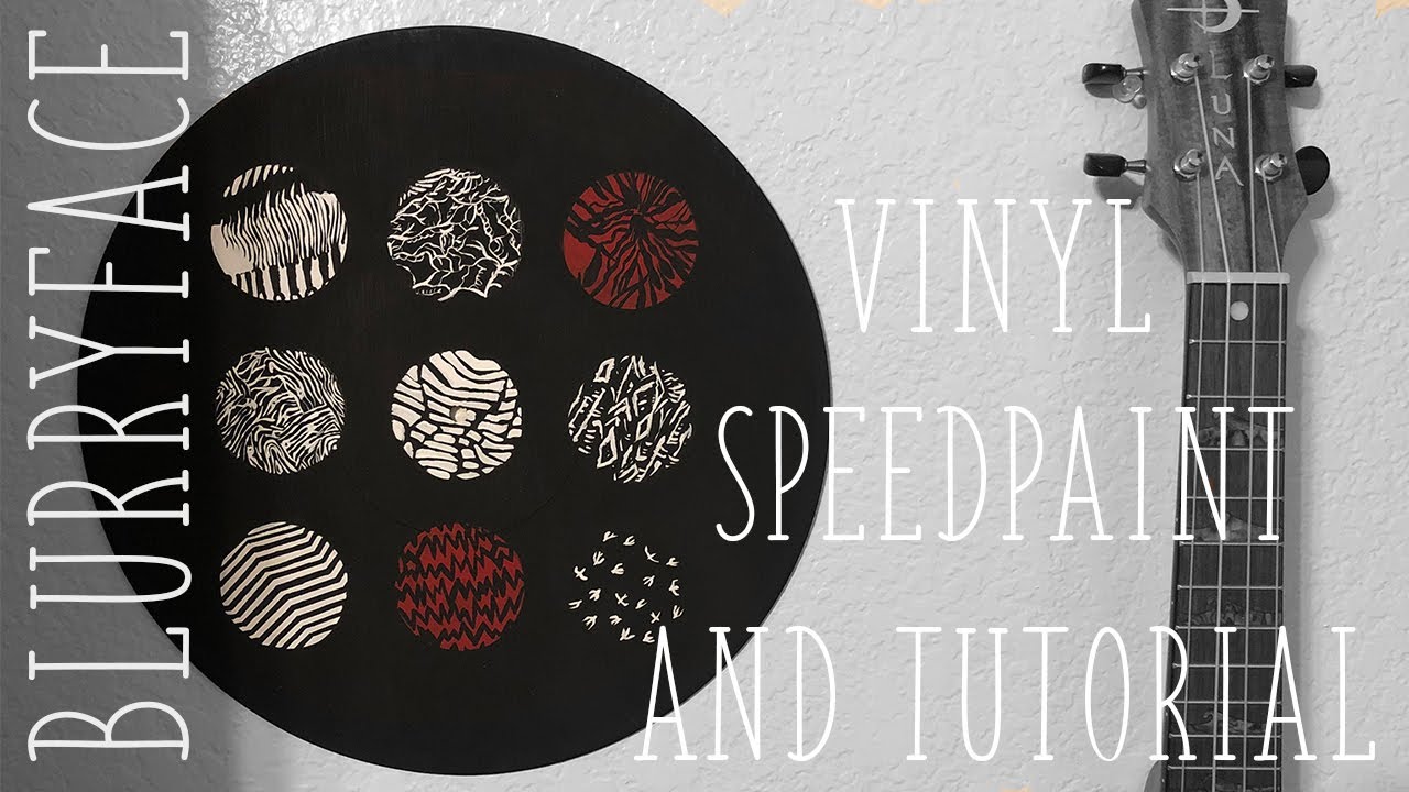 Twenty One Pilots Blurryface Vinyl Painting