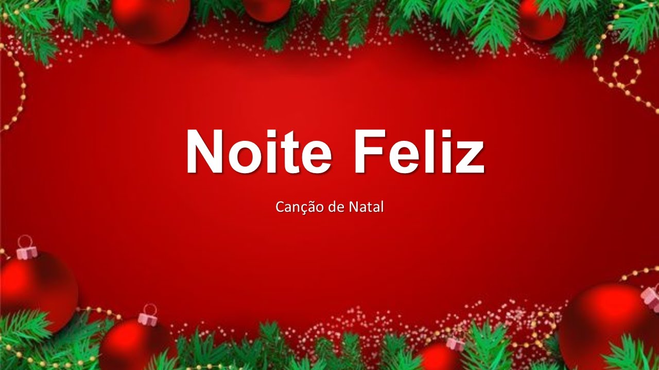 Noite Feliz - Playback com letra
