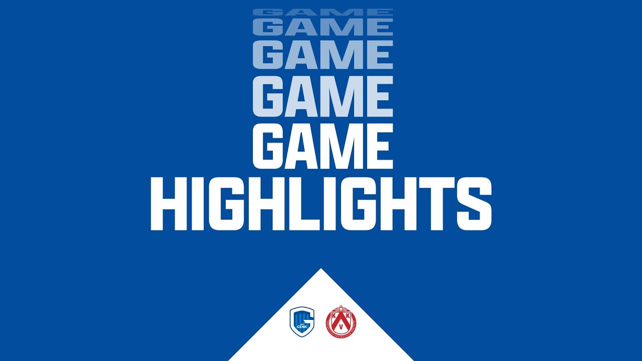 ⚽️18 - KRC Genk vs. KV Kortrijk - Game Highlights