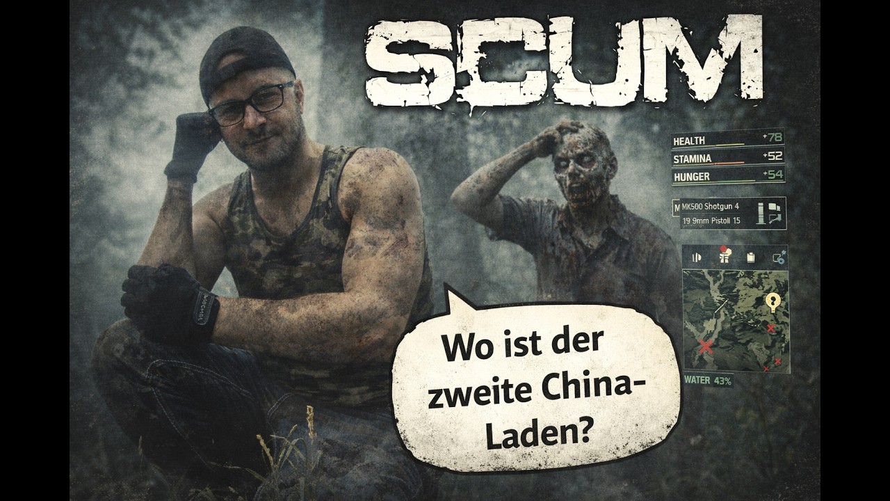 SCUM Live | Jetzt suchen wir den 2. China-Laden in Samobor!