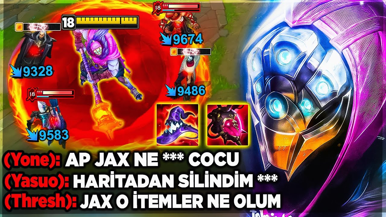 GÖREBİLECEĞİNİZ EN BOZUK JAX VİDEOSU !! FULL AP JAX ORMAN !!
