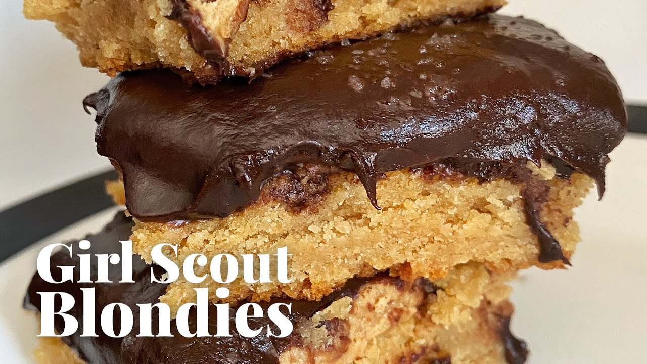 How to Make Tagalong Peanut Butter Blondies | Chowhound at Home