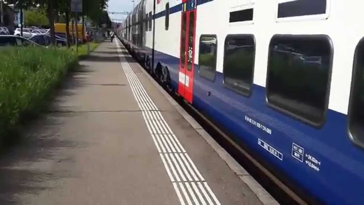 Rundschau des Stadler KISS RABe 511 in Bhf. Seen