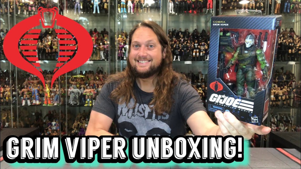 Grim Viper GIJOE Classified Series Unboxing & Review!