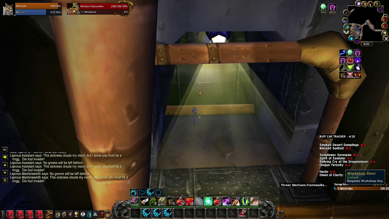 Gnomeregan Manual Crowd Pummeler (MCP) farming using safe spot.