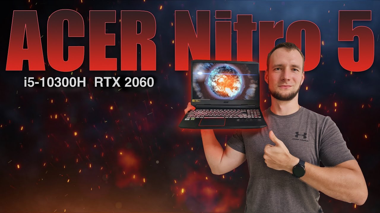 Acer Nitro 5 i5-10300H RTX2060 Review, Unboxing, Disassembly | Great for gaming and 4k video editing