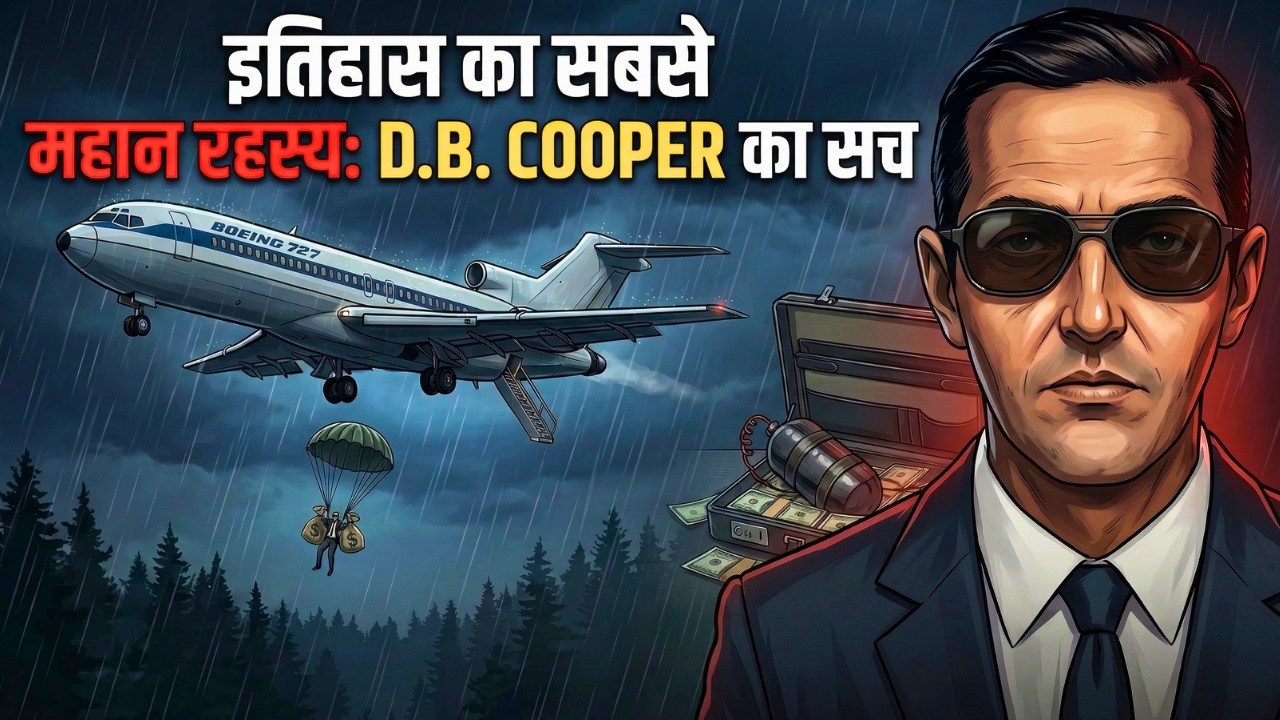 Kaise Ek Aadmi Plane Hijack Karke Hawa Mein Gayab Ho Gaya | DB Cooper