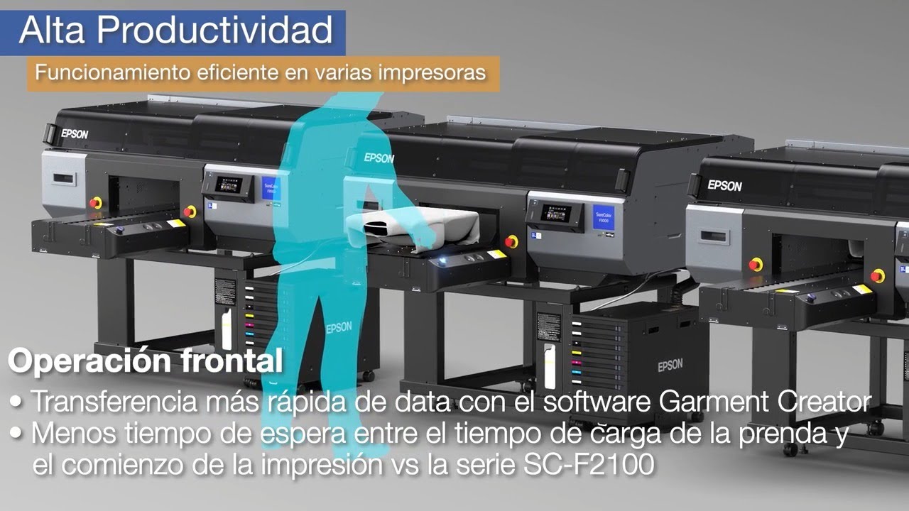 SureColor - F3070 | Primera impresora industrial directo a prenda (DTG) de Epson
