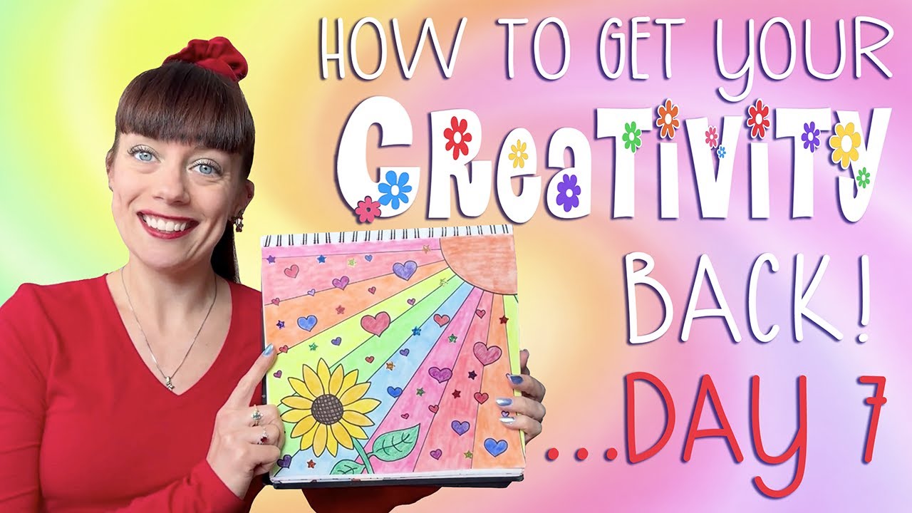 Day 7 of Getting My Creativity Back 🎨 Full-Length Color With Me Using Colored Pencils! 🖍️✏️🖌️