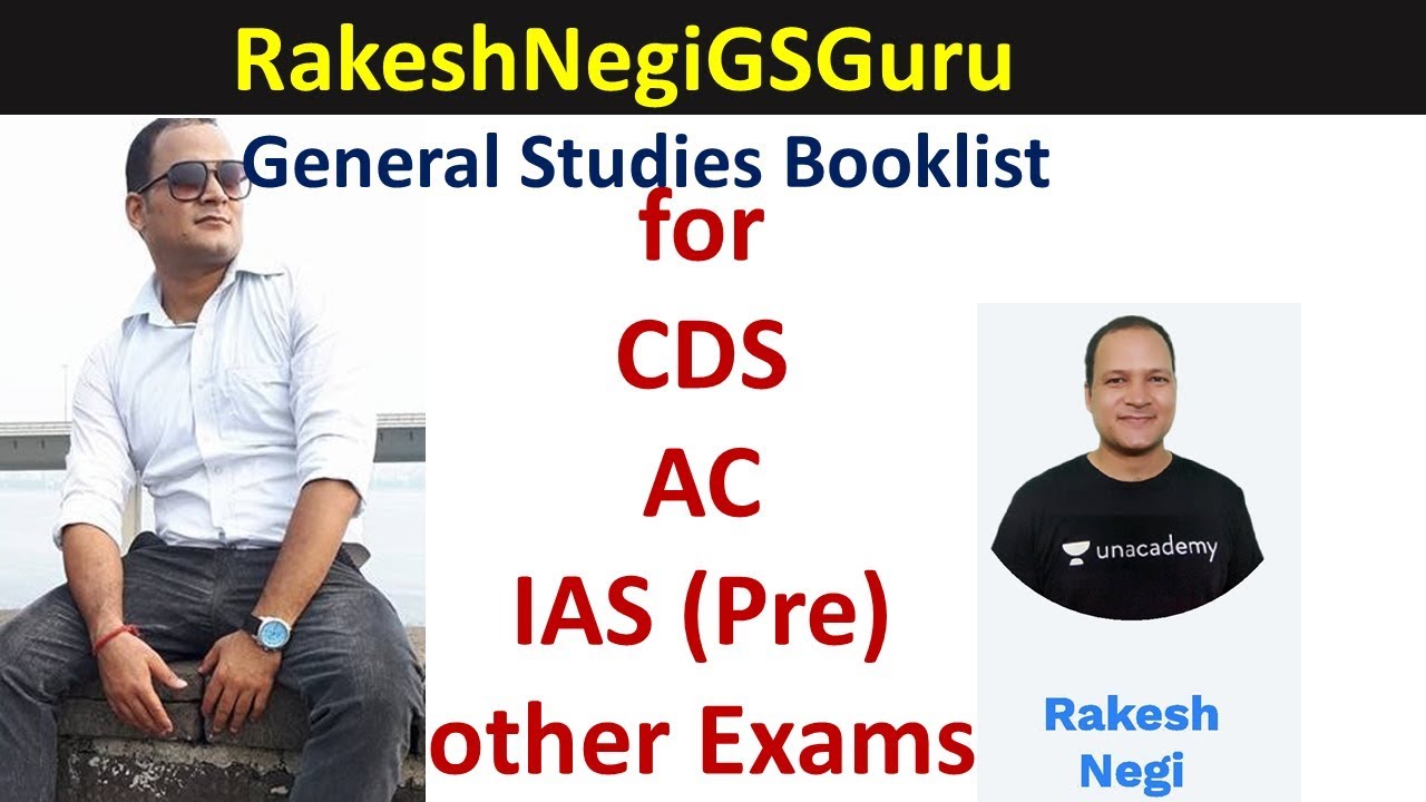 Rakesh Negi GS Guru| UPSC, CDS,CAPF |  BookList & Study Material