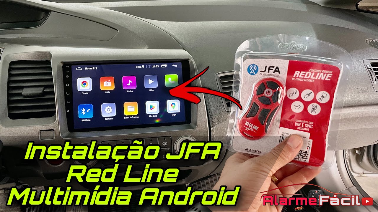 JFA Red Line / Longa Dist&acirc;ncia em Multim&iacute;dia Android Sem Controle ✅