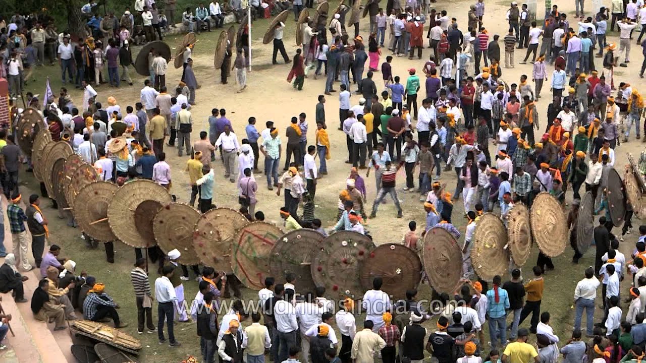 Participation in Mass Gathering by nearby villages for stone war festival