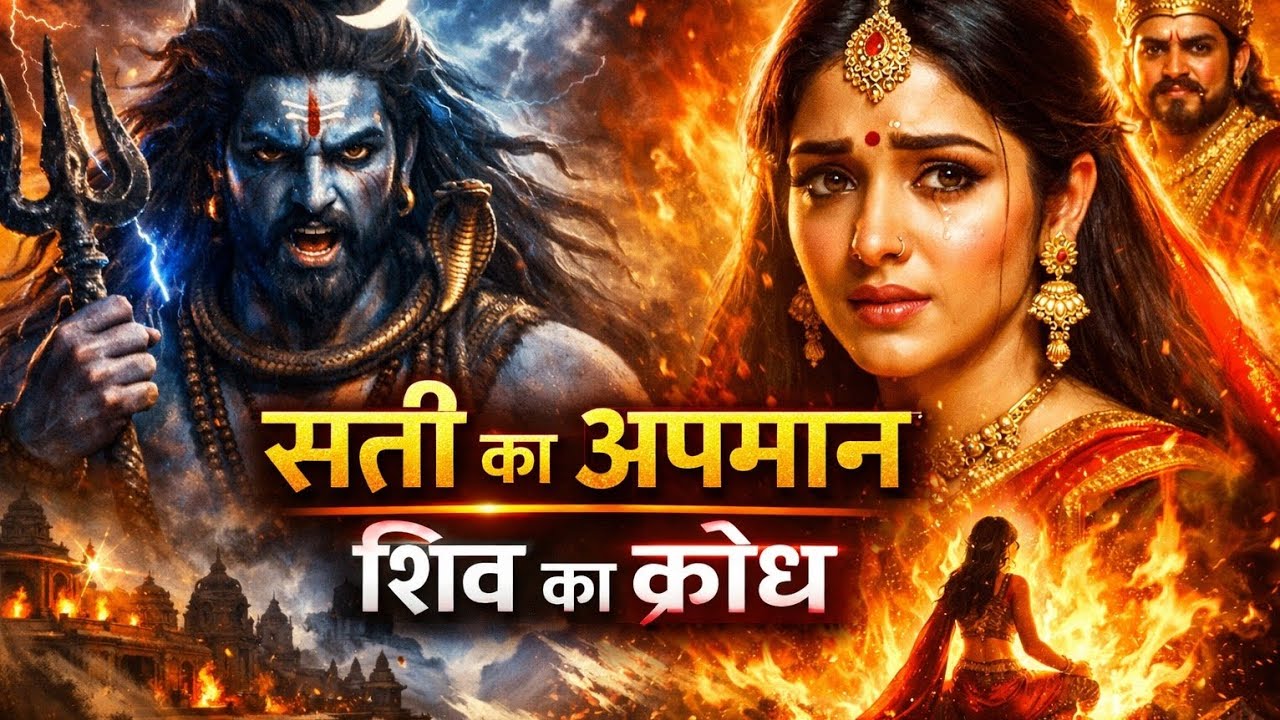 जब सती का हुआ अपमान तब महादेव का क्रोध फूट पड़ा | सती कथा | Shiv Puran