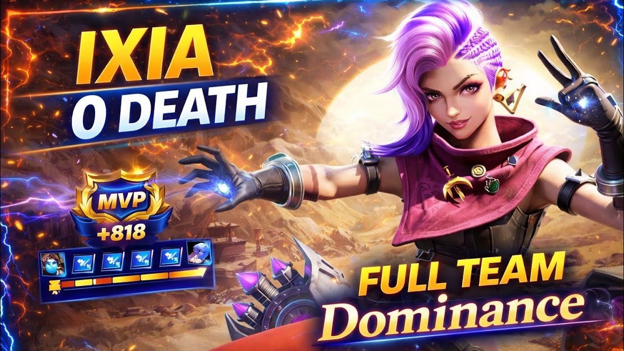 Playing with Ixia's || Full team Dominate this match || Moba Legend || #gaming #mobalegends #fyp #gg