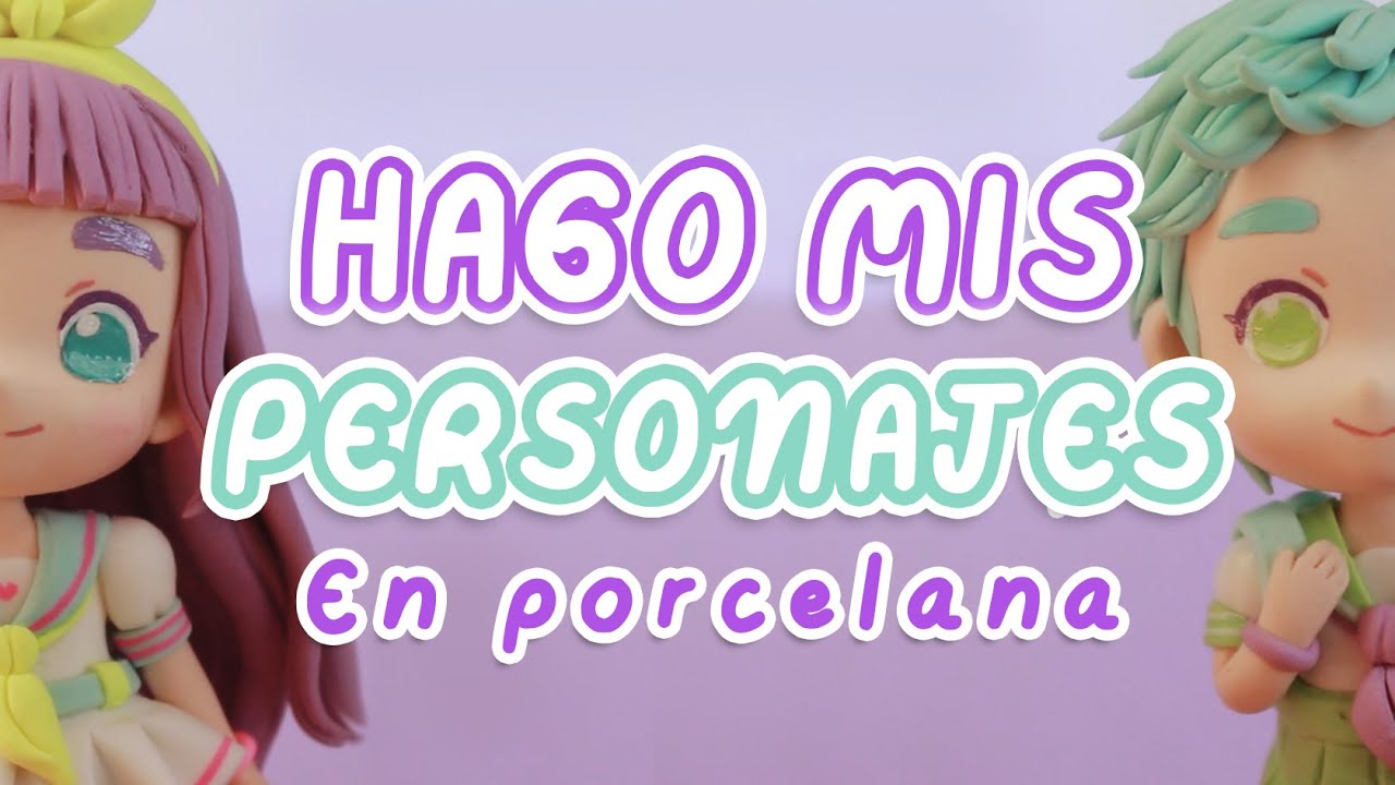 Hago mis personajes con porcelana! ⭐💗 (POR FIN TIENEN NOMBRE! xD)