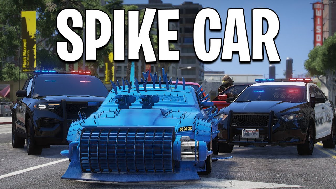 I Became A Getaway Driver In A Spike Car on GTA 5 RP