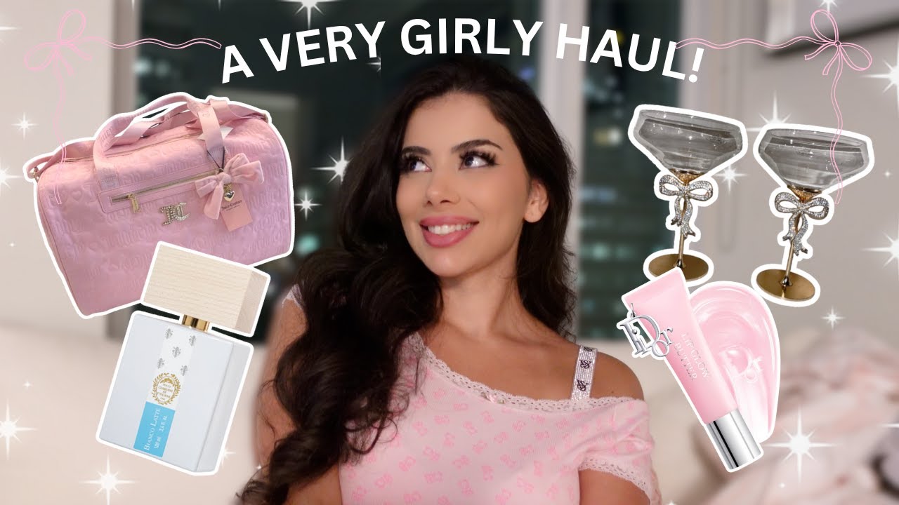 A VERY GIRLY HAUL!! (perfumes, home decor & more)  + @Fashion Nova TRY ON! 🛍️