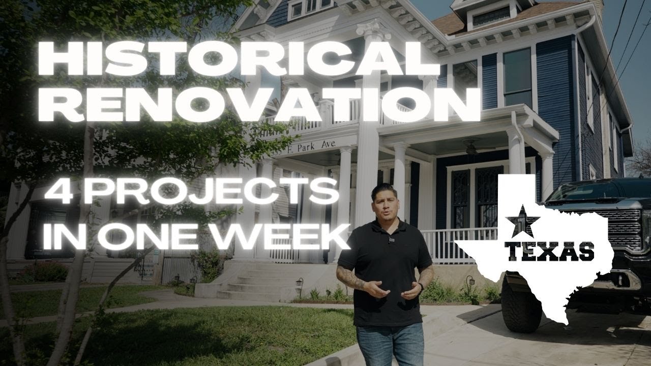 Historical Renovation + 4 projects started in one week