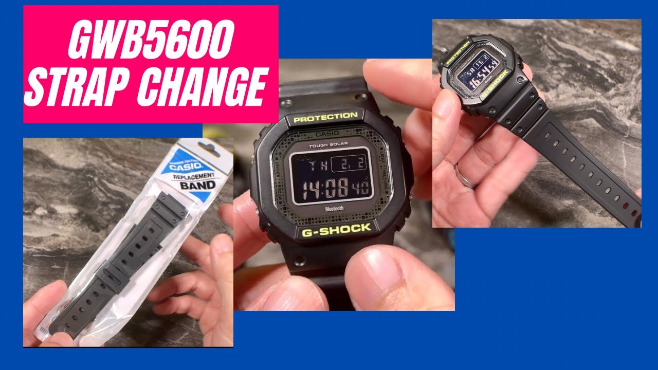GWB5600 Strap Change Video - get the iconic G-Shock look