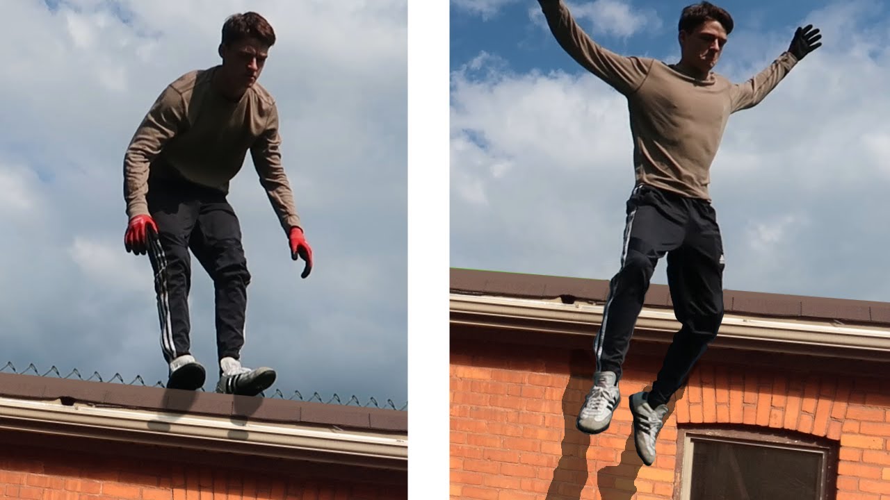HE HAD TO JUMP! (Parkour GONE WRONG)