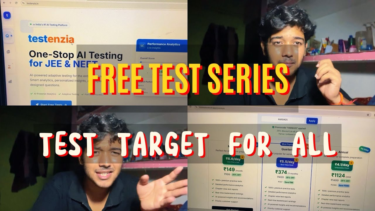 Free test series 😁😉 prayas JEE 2026