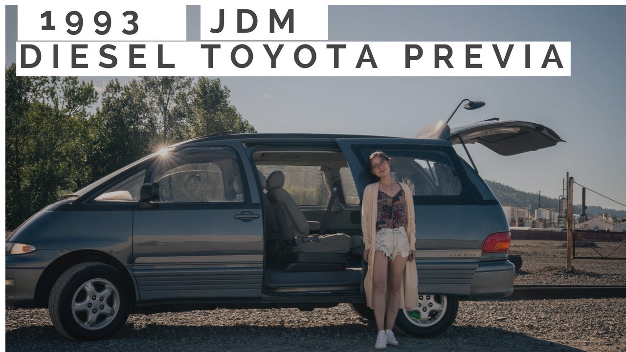 1993 Toyota Estima Previa Turbo Diesel. All Wheel Drive with Factory Icebox by Ottoex