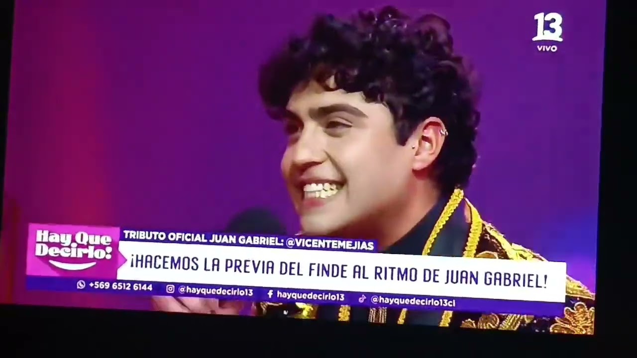VICENTE MEJIAS OFICIAL. 2025 Programa Hay Que Decirlo (Tributo)