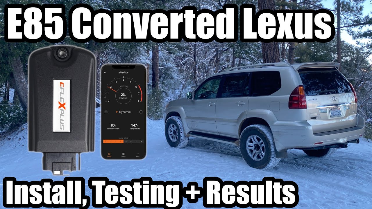 Pays for itself after 2 oil changes = E85 Converted Lexus GX470 2UZ-FE using eFlexFuel Ethanol