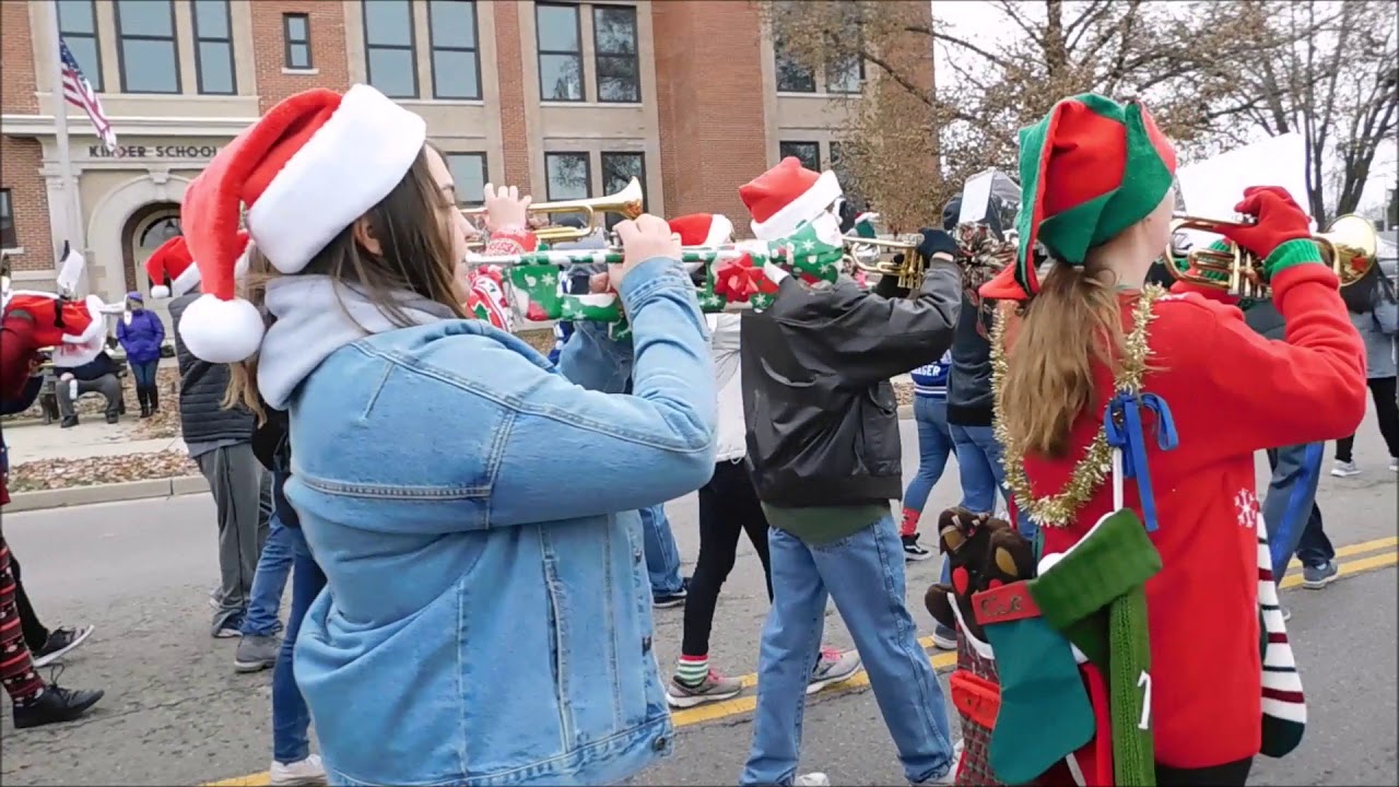 December 9, 2018 Miamisburg Marching Band Christmas Parade