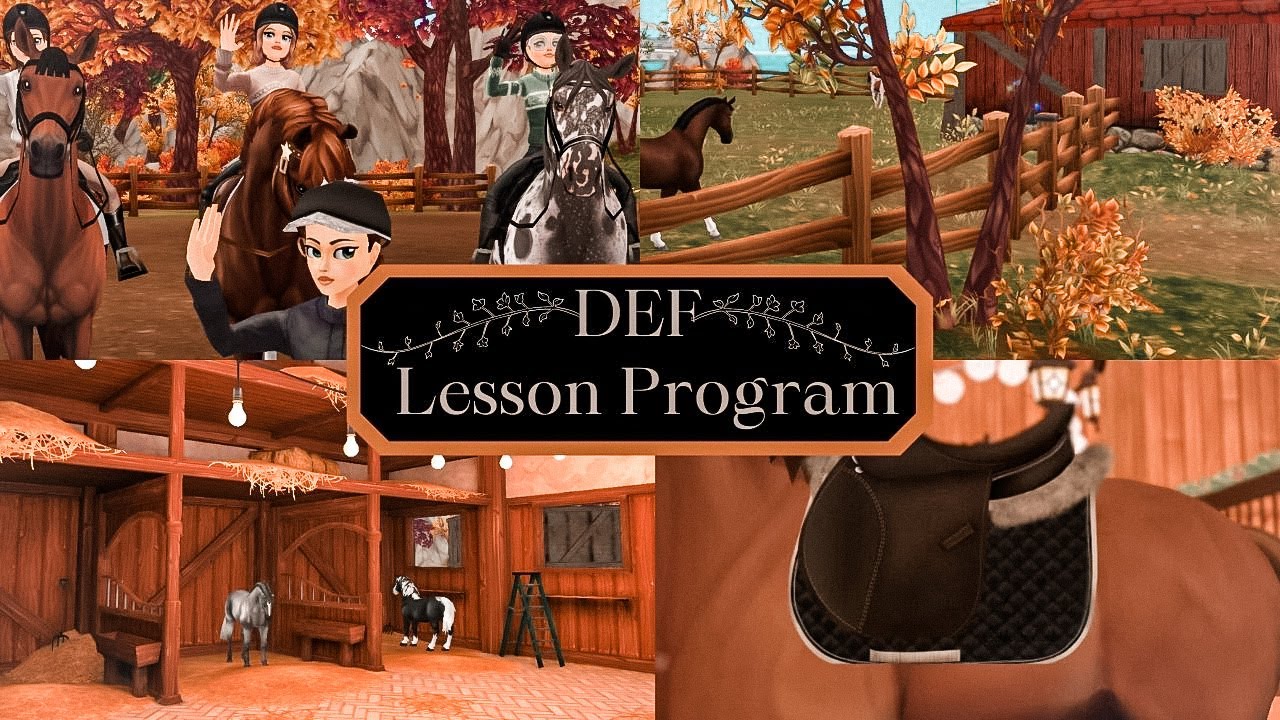 The Official DEF Lesson Program || Star Stable Online RRP