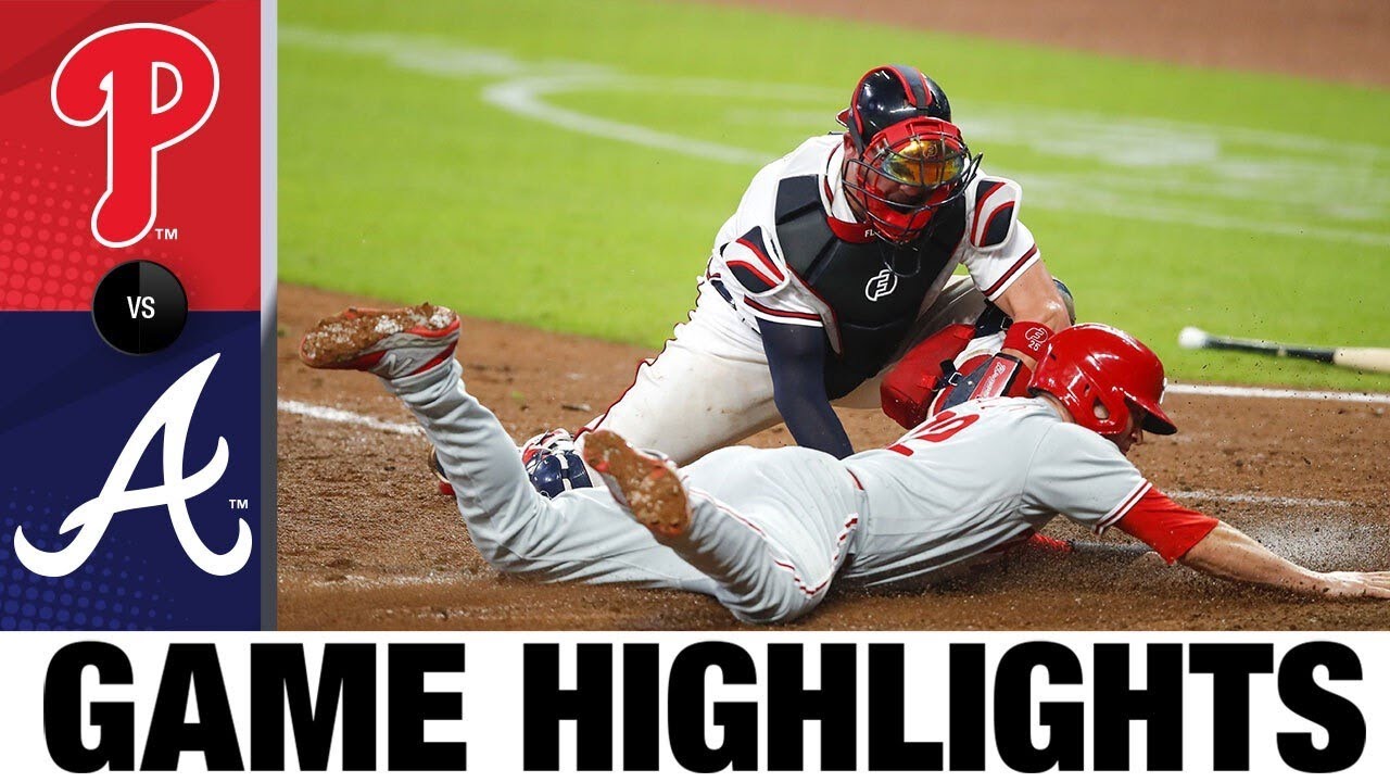 Philles vs. Braves ends in WILD finish in 9th | Phillies-Braves Highlights 8/23/20
