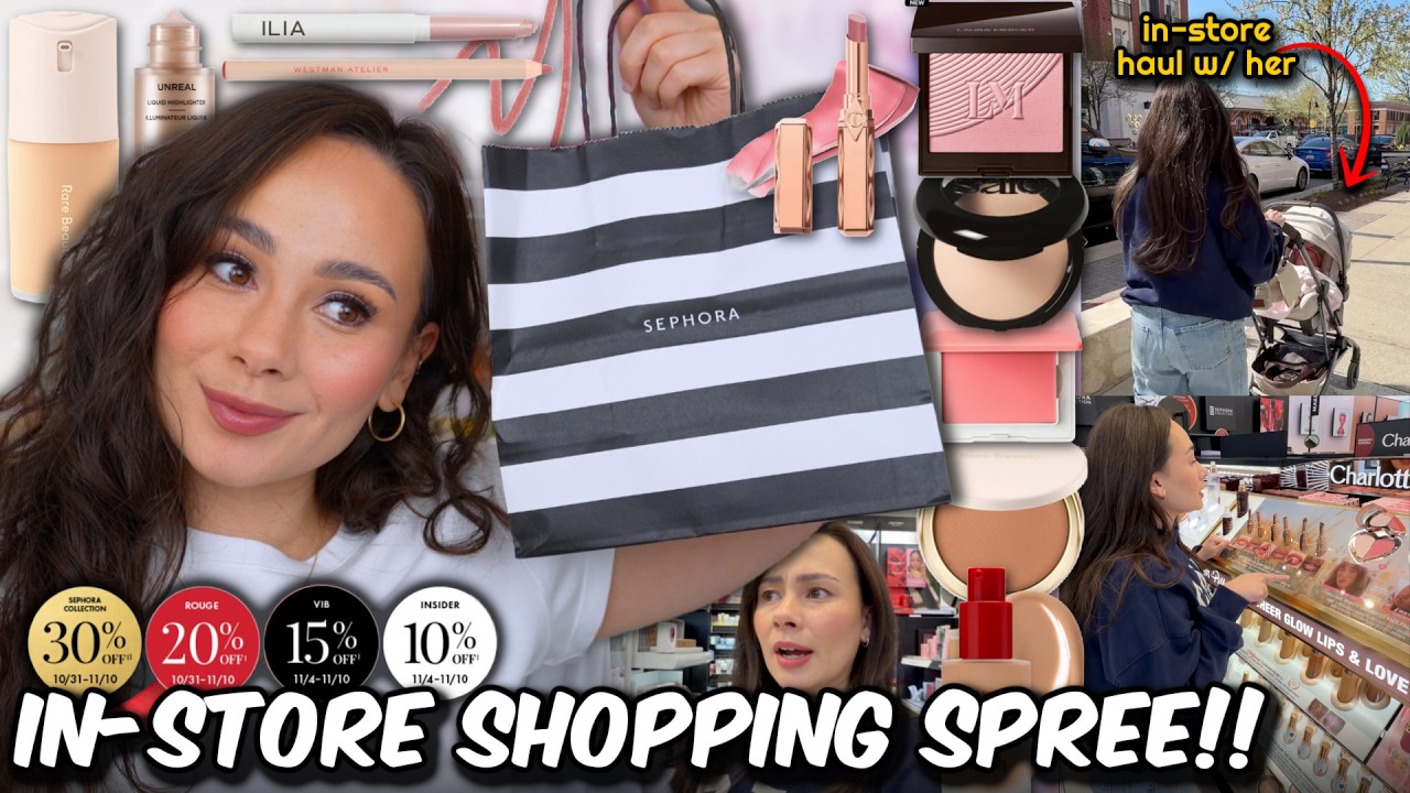 Я немного сошла с ума в Sephora, не имея никакого бюджета!! Покупки на распродаже в Sephora!
