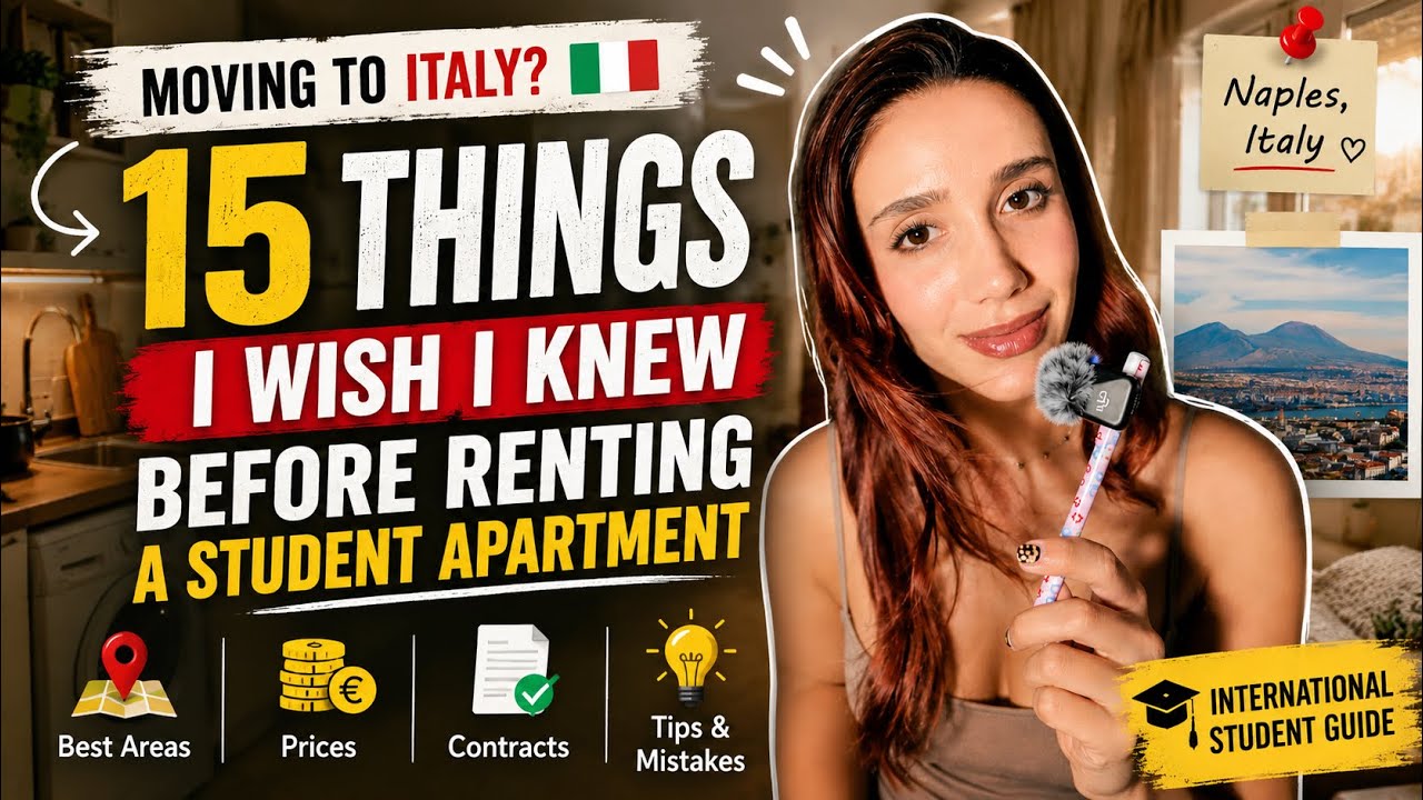 Переезжаете в Италию? 🇮🇹 15 вещей, которые я хотел бы знать до аренды студенческой квартиры (Неап...