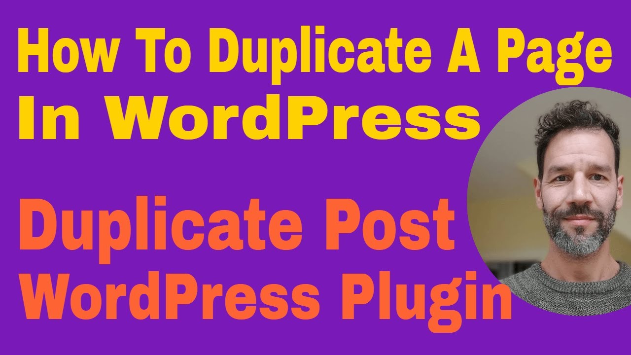 WordPress How To Duplicate Page · Post Duplicate WordPress Plugin