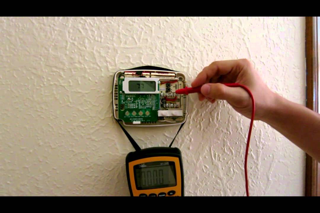 Wiring and troubleshooting Thermostat - heat cold air condition AC howto HVAC wiring furnace