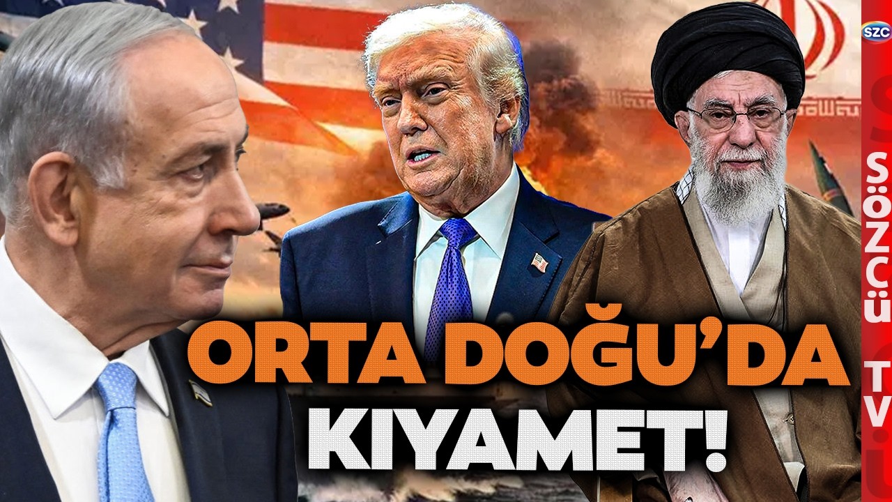 İsrail İran'a Saldırdı! Hamaney ABD Üslerini Füze Yağdırdı! Gözler Trump'ta Bölge Kıyameti Yaşıyor