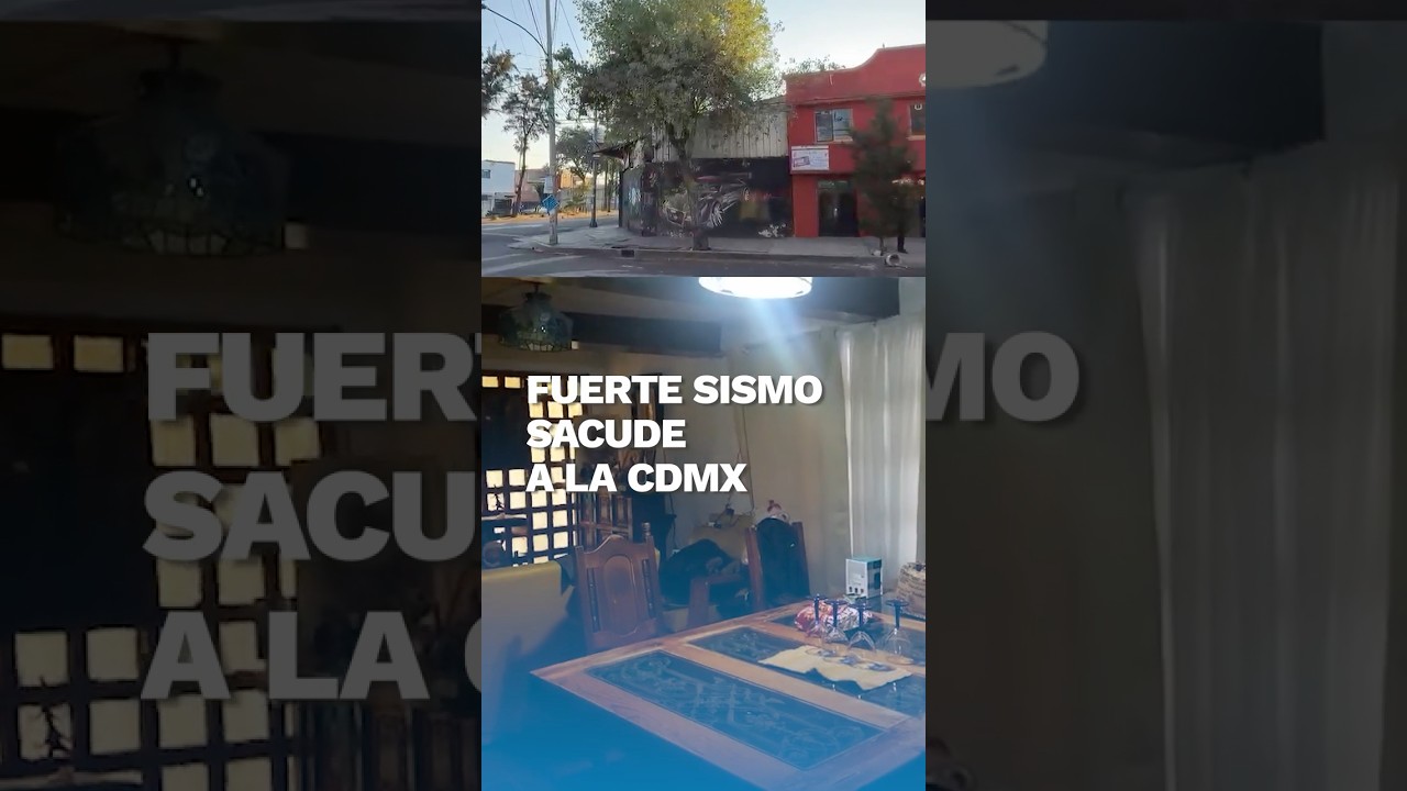 Sismo hoy: temblor de 6.5 sacude CDMX y centro del pa&iacute;s #shorts