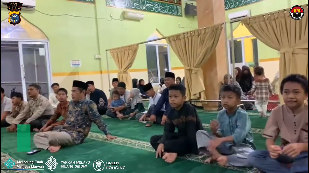 peringatan Isra’ Mi’raj Nabi Muhammad SAW 1447 H Polsek Kandis di Masjid Al-Amin, Kec. Kandis. 