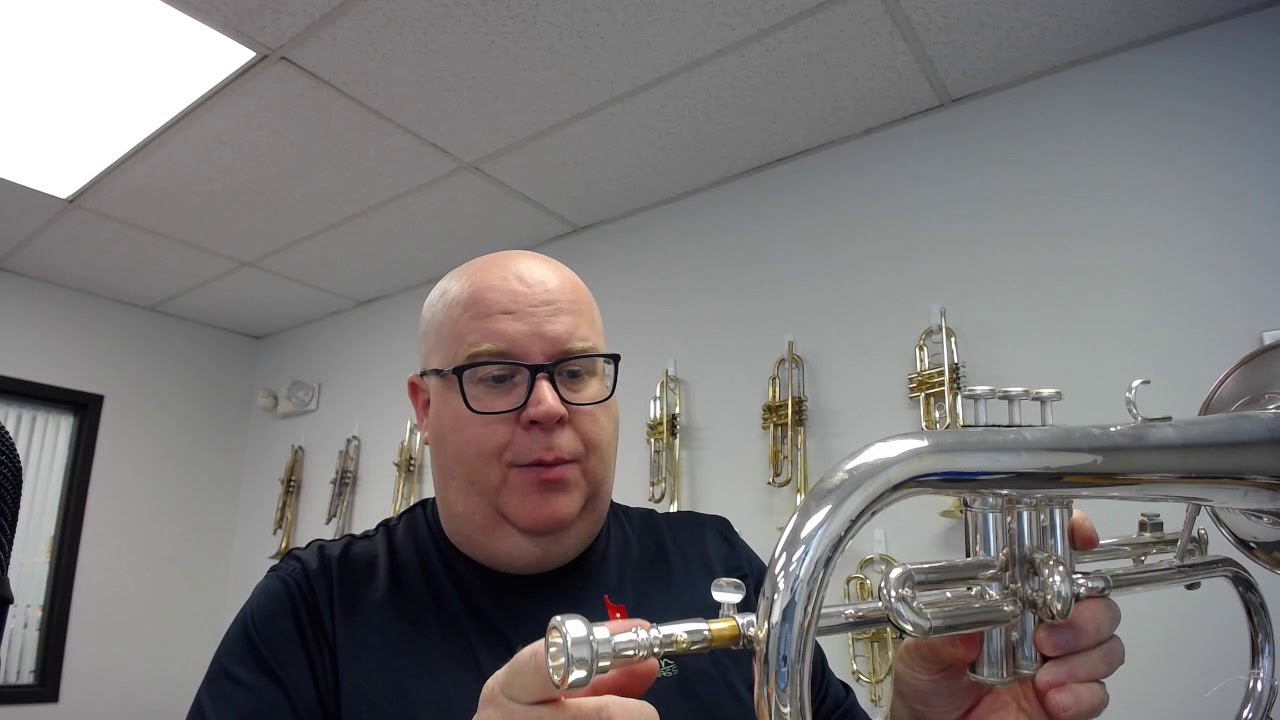 Early Yamaha 231  flugelhorn in silver plate demo: Trent Austin ACB