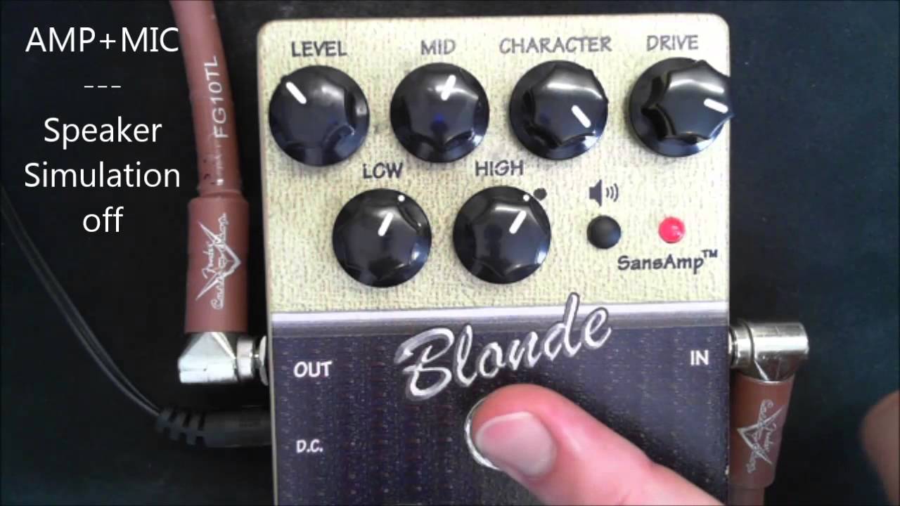 Tech 21 Blonde, Amp vs Direct In