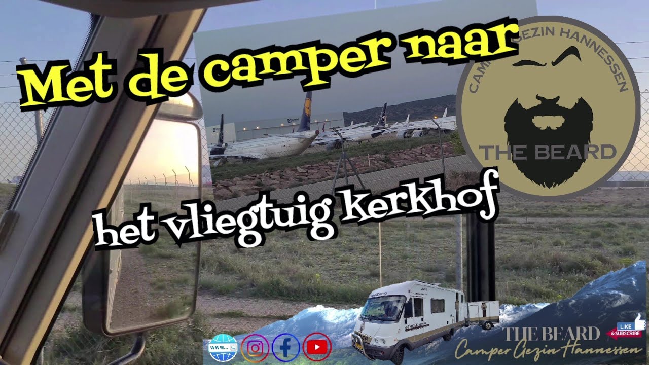 #33 Met de CAMPER naar het VLIEGTUIGKERKHOF van TERUEL, OF GAAT DIE VLIEGER NIET OP!?